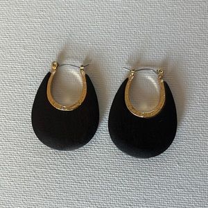 C&C California Gold/Wood Earrings